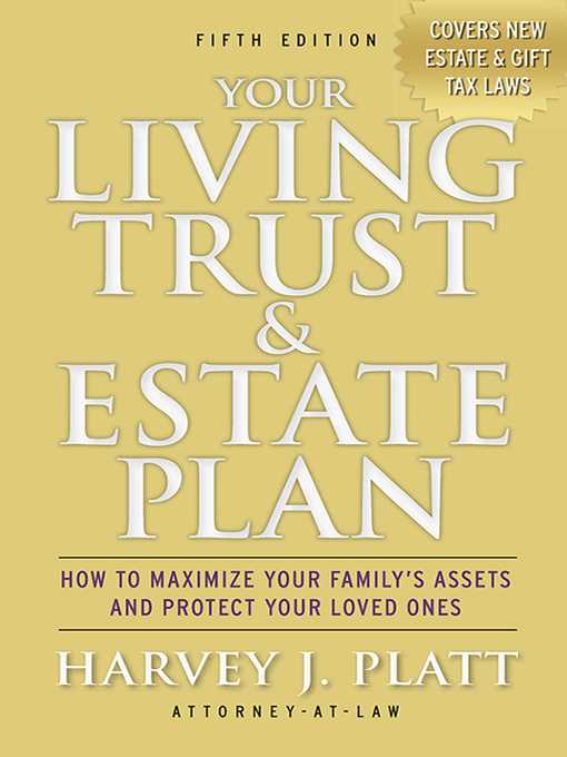 Title details for Your Living Trust & Estate Plan by Harvey J. Platt - Available